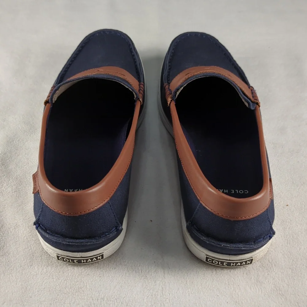 Cole Haan Nantucket Loafer II Navy Handstain Mens Size 13 With Box‎